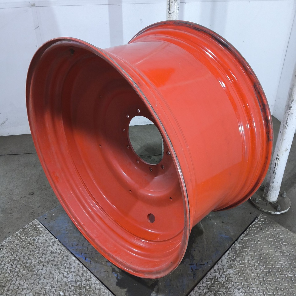 23"W x 42"D, Fendt/Agco Red 10-Hole Formed Plate , -2.38" Offset