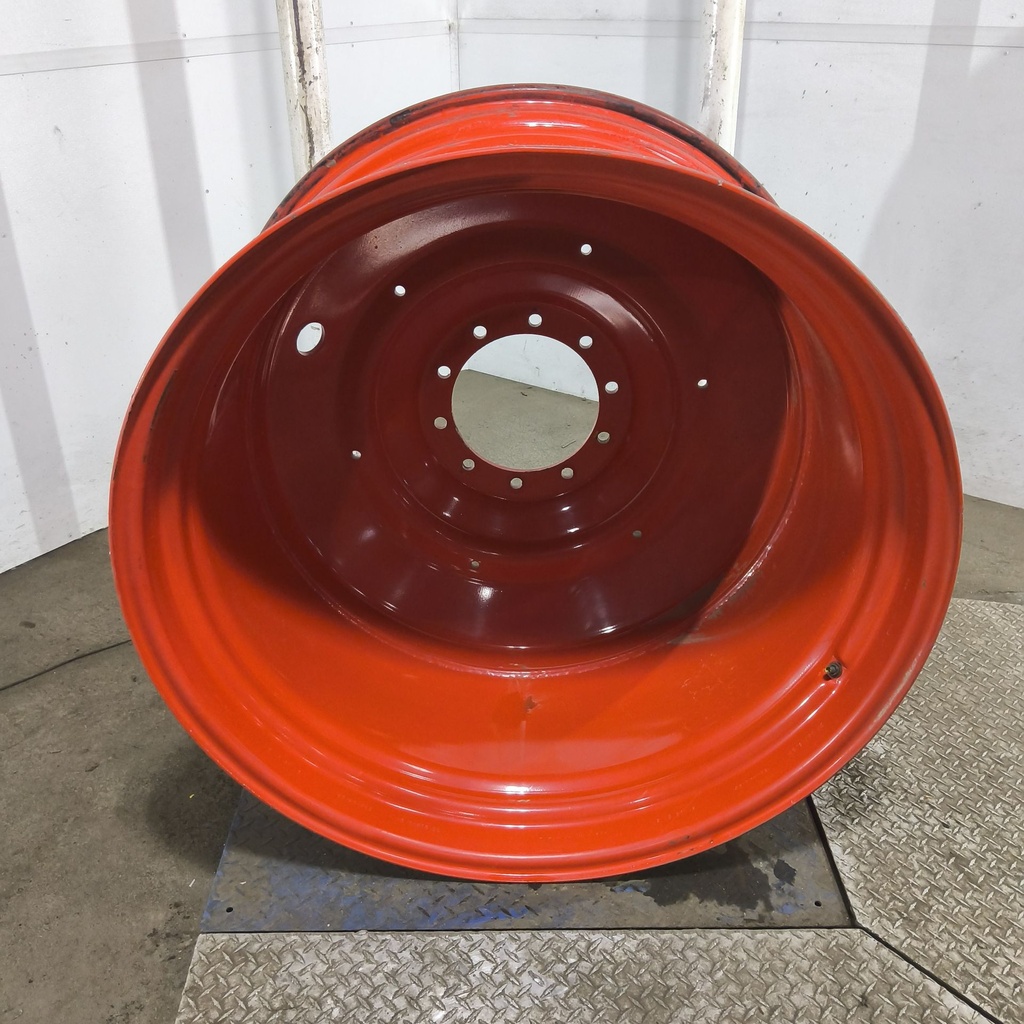 23"W x 42"D, Fendt/Agco Red 10-Hole Formed Plate , -13.62" Offset