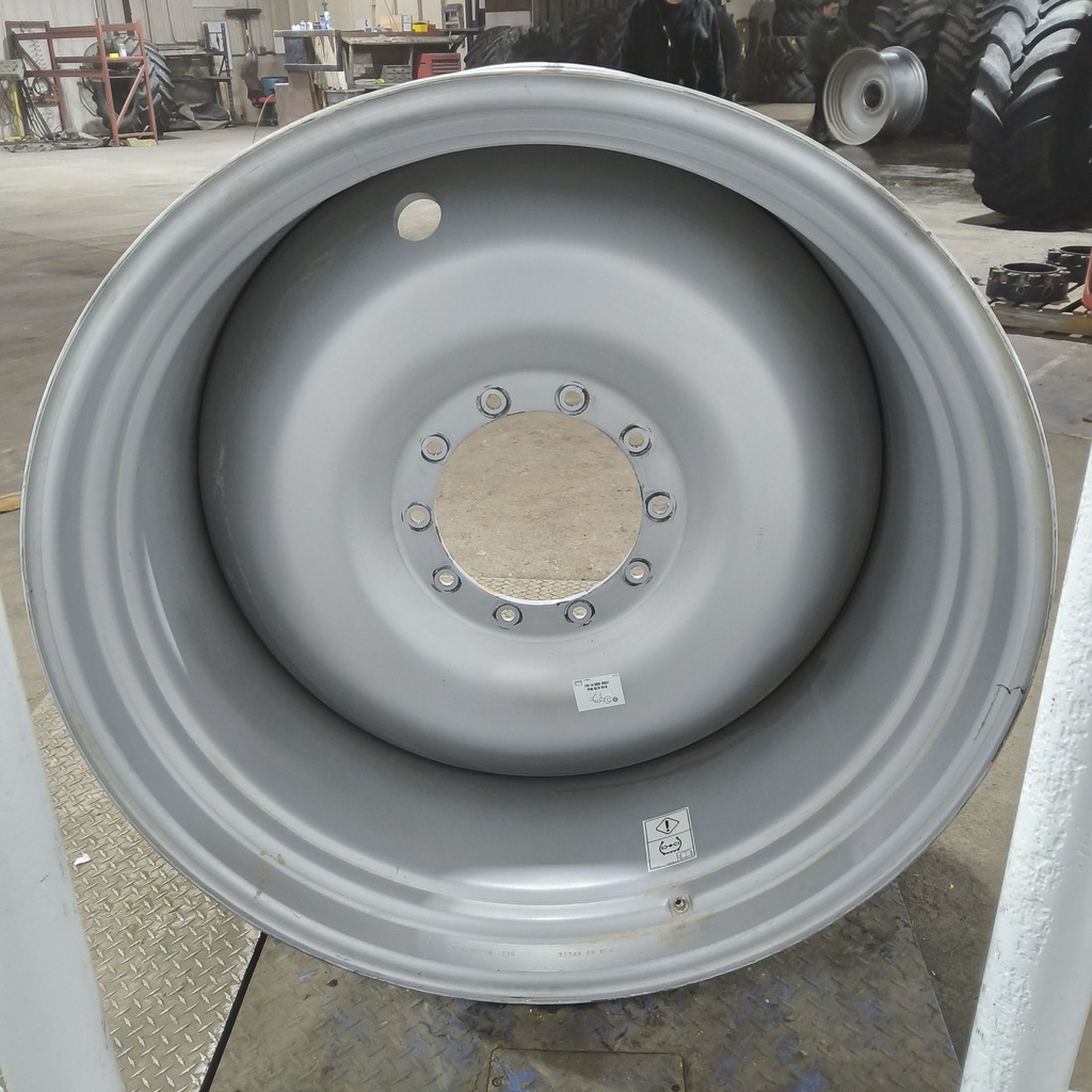 25"W x 46"D, Case IH Silver Mist 10-Hole Bubble Disc , -1.38" Offset