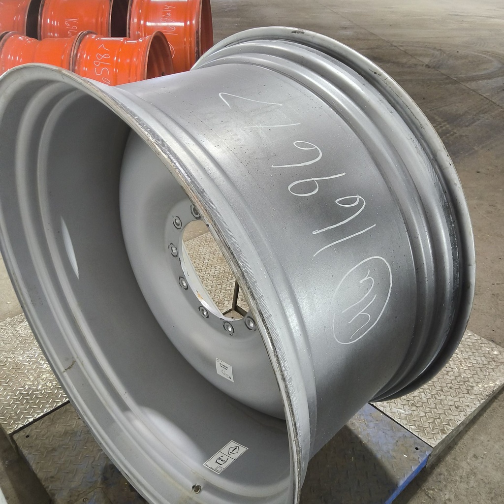 25"W x 46"D, Case IH Silver Mist 10-Hole Bubble Disc , -1.38" Offset