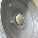 25"W x 46"D, Case IH Silver Mist 10-Hole Bubble Disc , -1.38" Offset