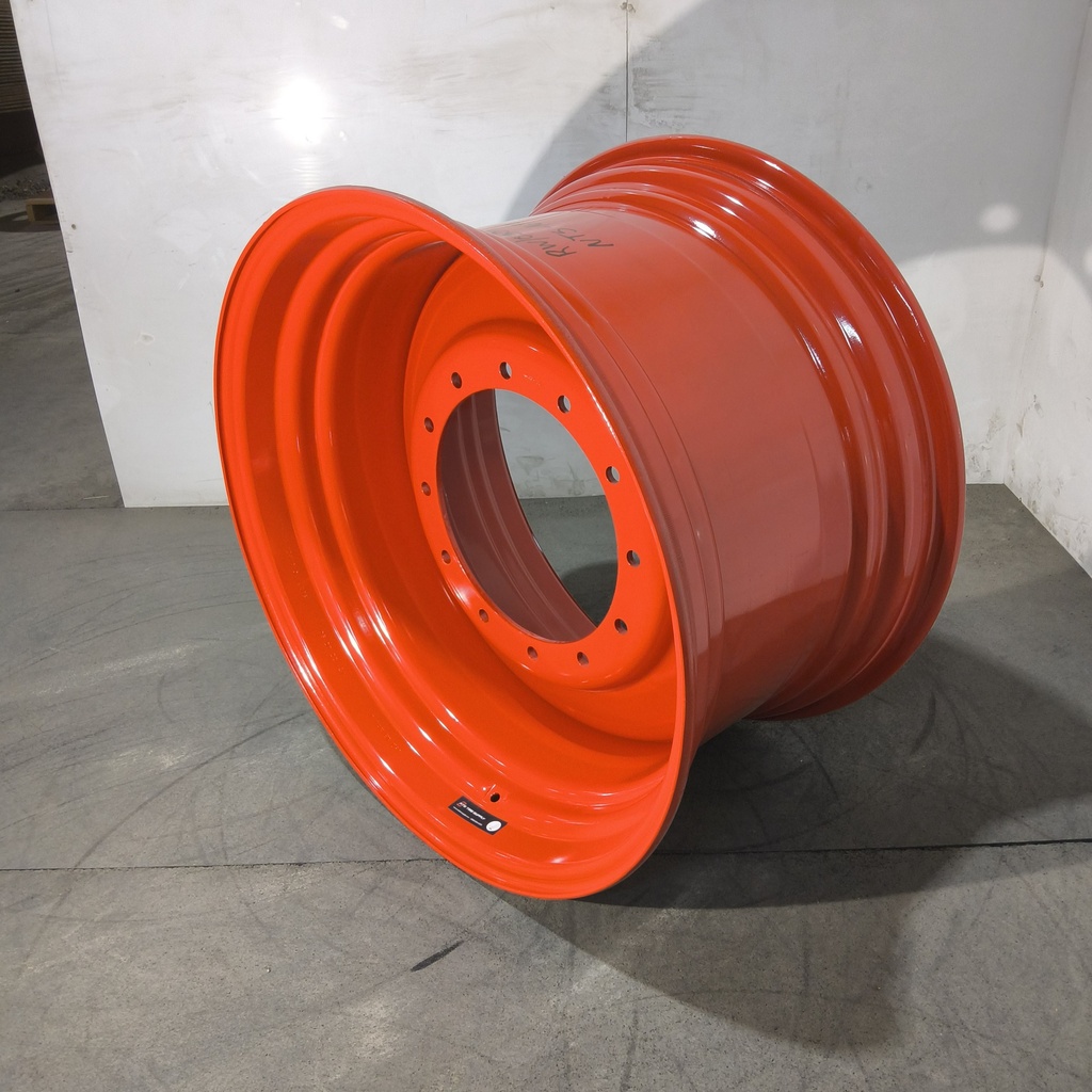 20"W x 34"D, Fendt/Agco Red 12-Hole Formed Plate , 2.62" Offset