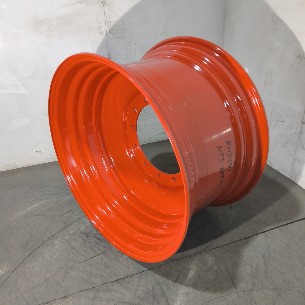 20"W x 34"D, Fendt/Agco Red 12-Hole Formed Plate , 2.62" Offset