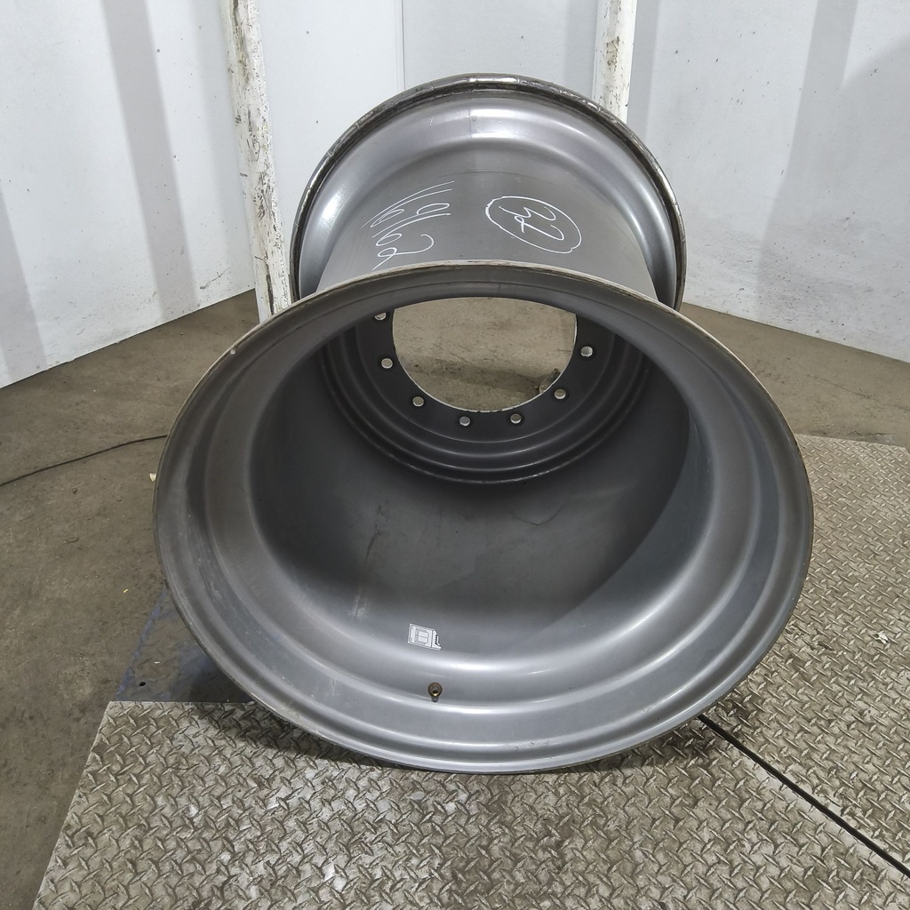 36"W x 32"D, Case IH Silver Mist 12-Hole Formed Plate , -9.88" Offset