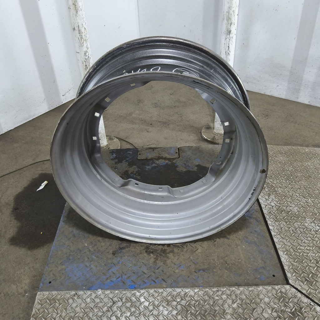 13"W x 30"D, Case IH Silver Mist 8-Hole Waffle Wheel (Groups of 2 Bolts)
