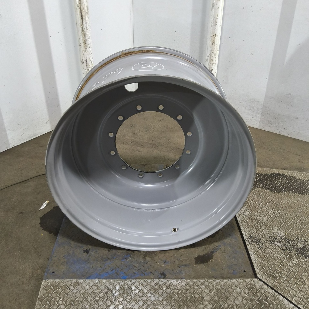 18"W x 34"D, Agco Corp Gray 12-Hole Formed Plate , -3.25" Offset