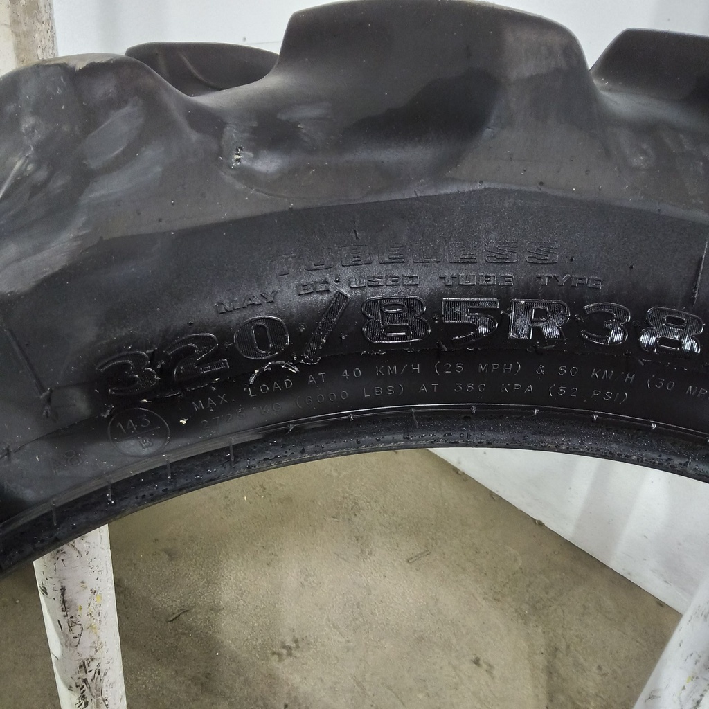 320/85R38 Goodyear Farm DT800 Super Traction R-1W 143A8 80%