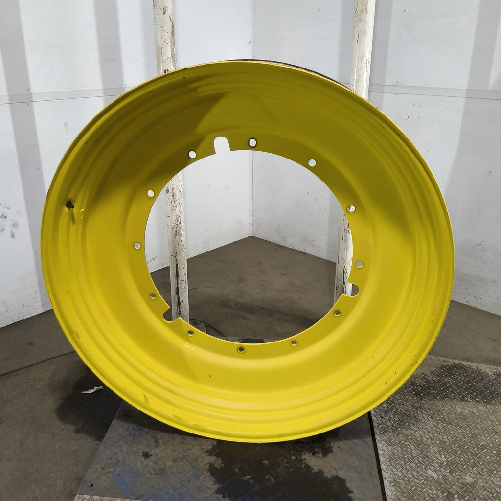 10"W x 50"D, John Deere Yellow 12-Hole Stub Disc , -3.25" Offset