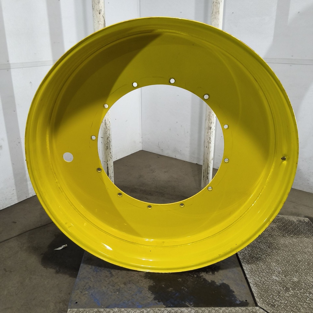 12"W x 54"D, John Deere Yellow 12-Hole Stub Disc , -3.38" Offset