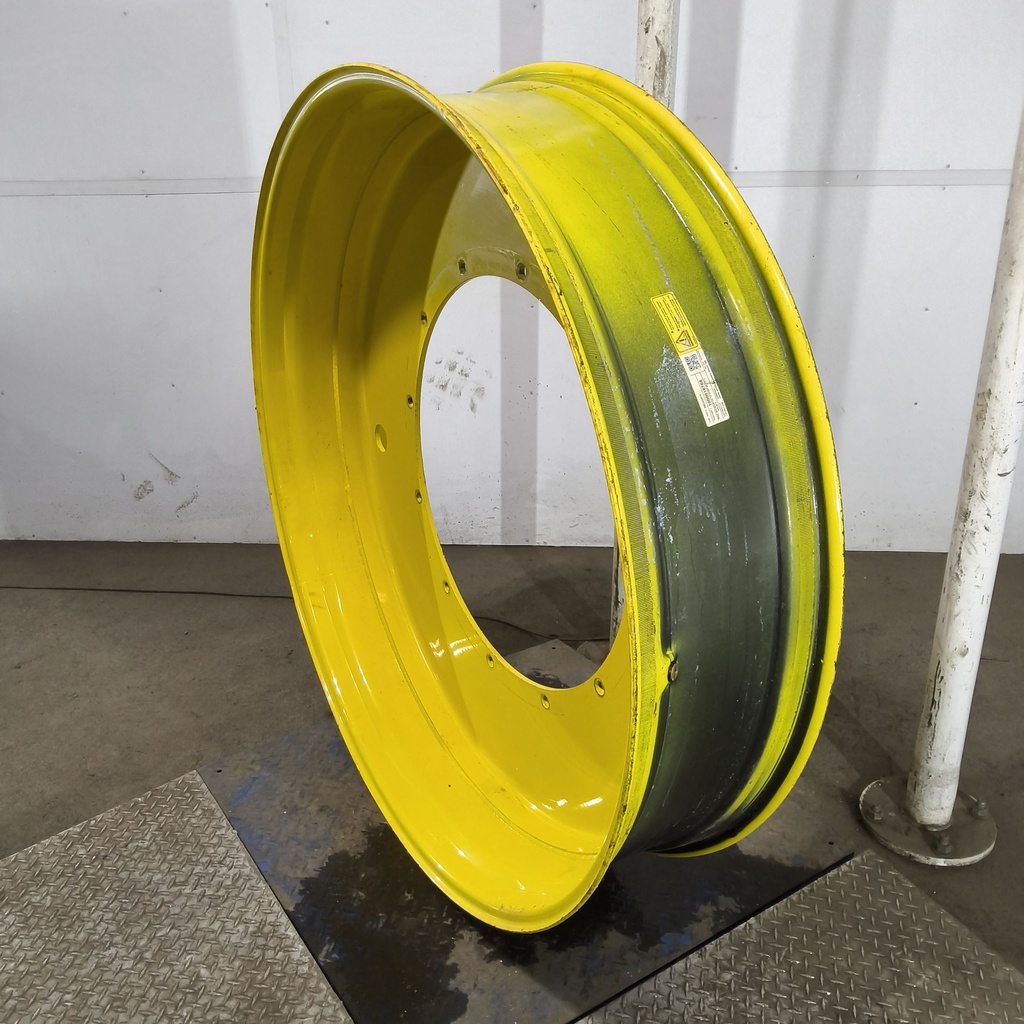 12"W x 54"D, John Deere Yellow 12-Hole Stub Disc , -3.38" Offset