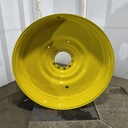 12"W x 54"D, John Deere Yellow 10-Hole Formed Plate , -9.25" Offset
