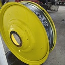 12"W x 54"D, John Deere Yellow 10-Hole Formed Plate , -9.25" Offset