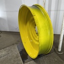 12"W x 54"D, John Deere Yellow 10-Hole Formed Plate , -9.25" Offset