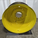 20"W x 42"D, John Deere Yellow 10-Hole Formed Plate , -12.12" Offset