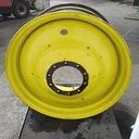 20"W x 42"D, John Deere Yellow 10-Hole Formed Plate , -12.12" Offset