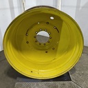 20"W x 46"D, John Deere Yellow 10-Hole Formed Plate , -11.38" Offset