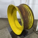 20"W x 46"D, John Deere Yellow 12-Hole Stub Disc , -3.5" Offset