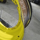 20"W x 46"D, John Deere Yellow 12-Hole Stub Disc , -3.5" Offset