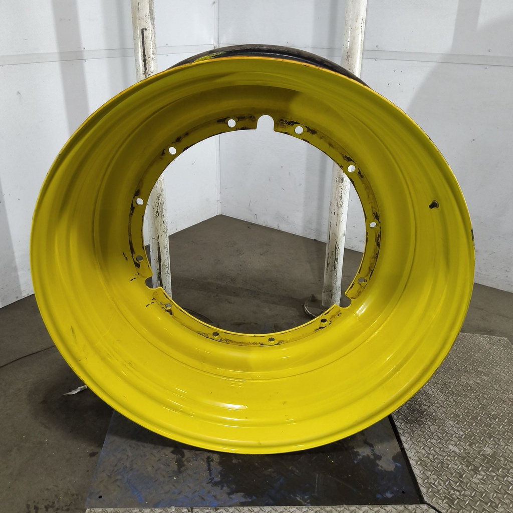 20"W x 46"D, John Deere Yellow 12-Hole Stub Disc , -3.5" Offset