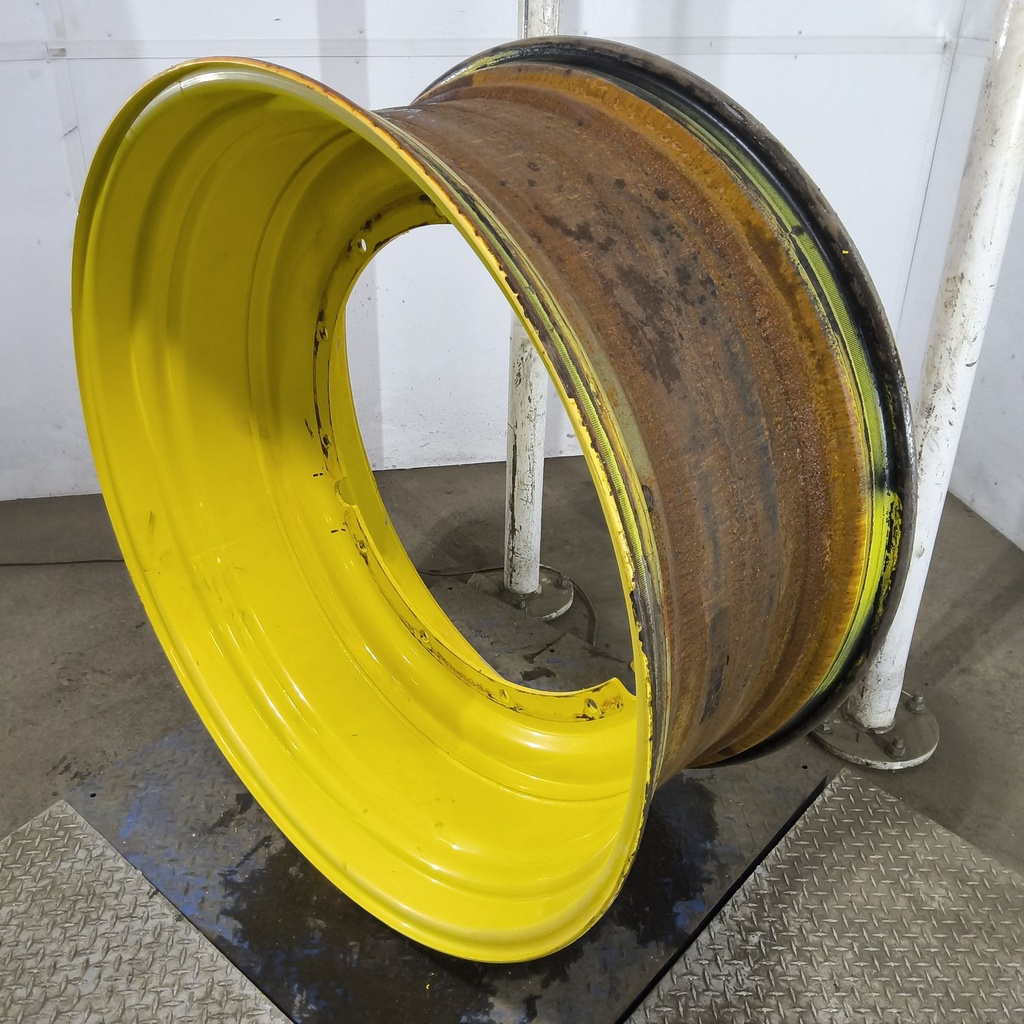 20"W x 46"D, John Deere Yellow 12-Hole Stub Disc , -3.5" Offset