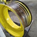 20"W x 46"D, John Deere Yellow 12-Hole Stub Disc , -3.5" Offset