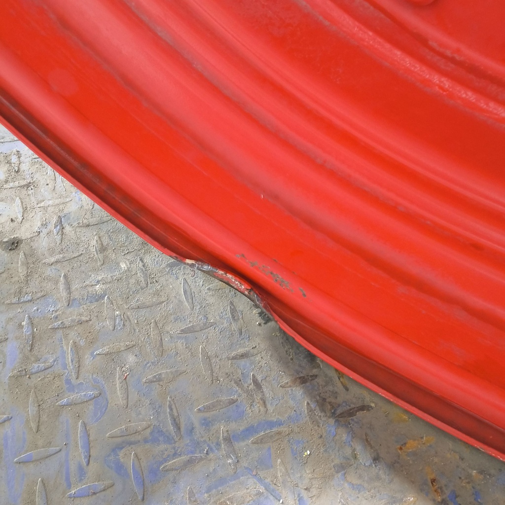 16"W x 46"D, Fendt/Agco Red 16-Hole Stub Disc , 0.88" Offset