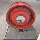 13"W x 34"D, Fendt/Agco Red 12-Hole Stub Disc , 1.75" Offset