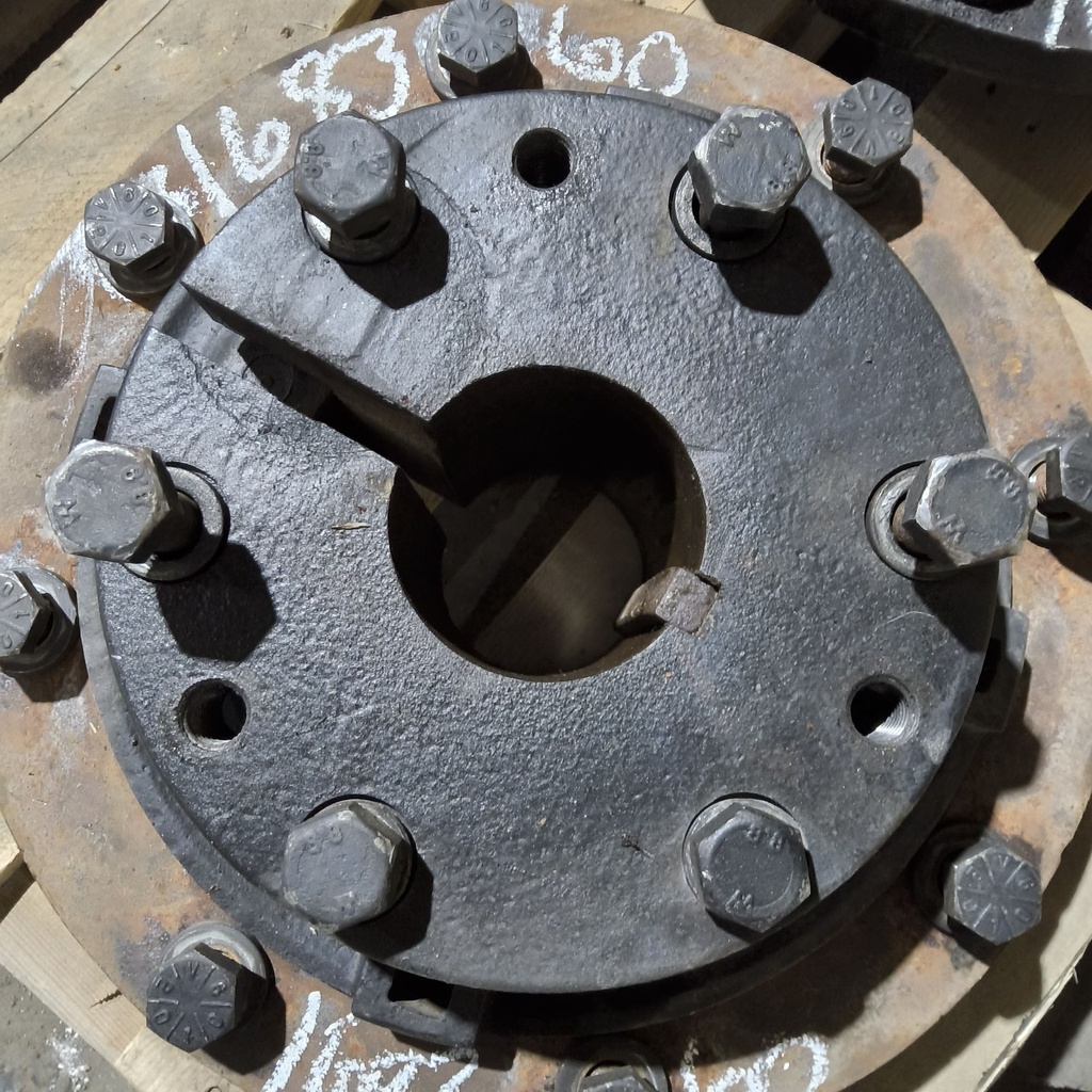 8-Hole Wedg-Lok OE Style, 3.56" (90.5mm) axle, Black