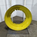 13"W x 46"D, John Deere Yellow 12-Hole Stub Disc , -3.25" Offset