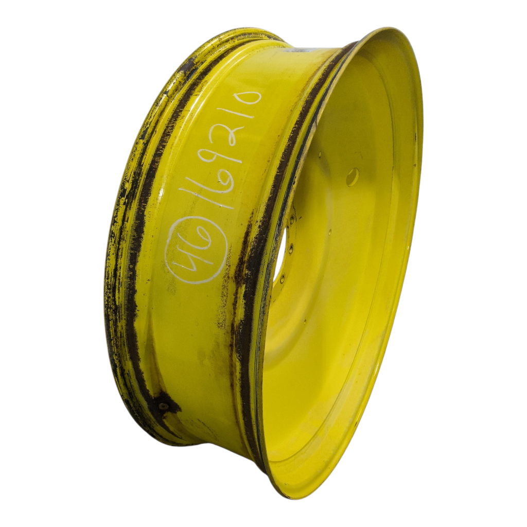 13"W x 46"D, John Deere Yellow 10-Hole Formed Plate , 4.31" Offset