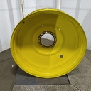 13"W x 46"D, John Deere Yellow 10-Hole Formed Plate , -9.88" Offset