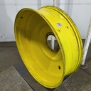13"W x 46"D, John Deere Yellow 10-Hole Formed Plate , -9.88" Offset