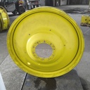 13"W x 46"D, John Deere Yellow 10-Hole Formed Plate , -9.88" Offset