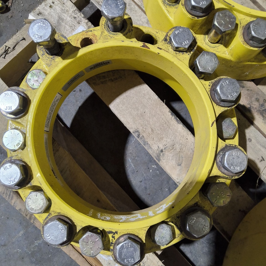 10-Hole 5"L Hub Extension, John Deere Yellow