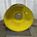 16"W x 42"D, John Deere Yellow 10-Hole Formed Plate , -6.88" Offset