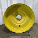 12"W x 54"D, John Deere Yellow 10-Hole Formed Plate , -9.25" Offset