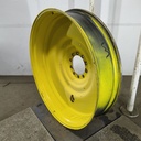 12"W x 54"D, John Deere Yellow 10-Hole Formed Plate , -9.25" Offset