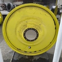 12"W x 54"D, John Deere Yellow 10-Hole Formed Plate , -9.25" Offset