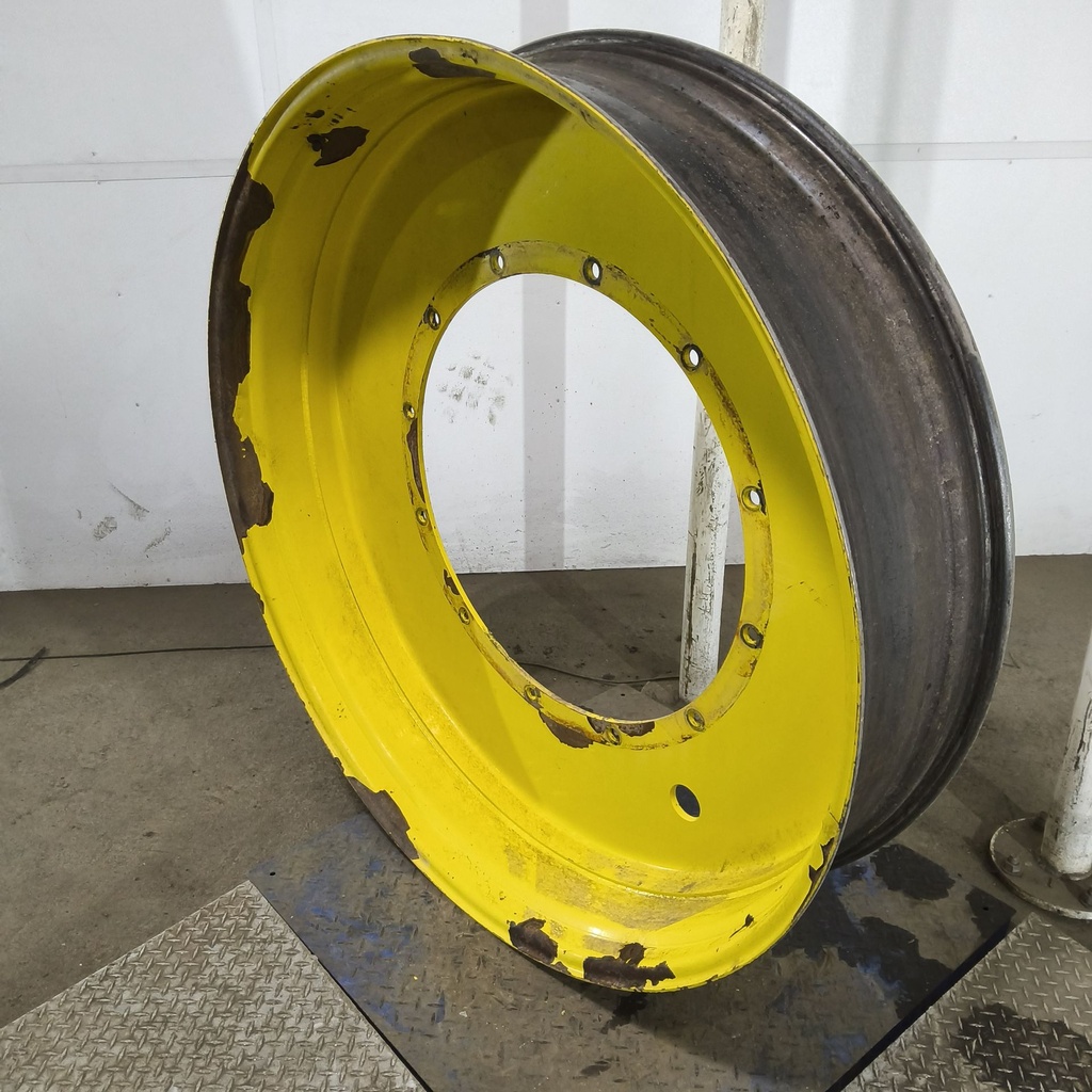 12"W x 54"D, John Deere Yellow 12-Hole Stub Disc , -3.25" Offset