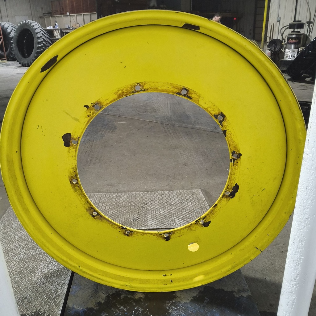 12"W x 54"D, John Deere Yellow 12-Hole Stub Disc , -3.25" Offset