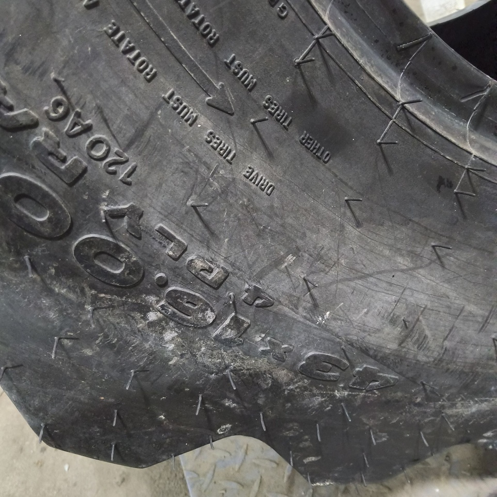 43x16.00-20 Galaxy Marathoner R-4 B (4 Ply), 95%