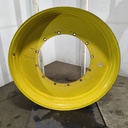 10"W x 54"D, John Deere Yellow 12-Hole Stub Disc , -3.38" Offset