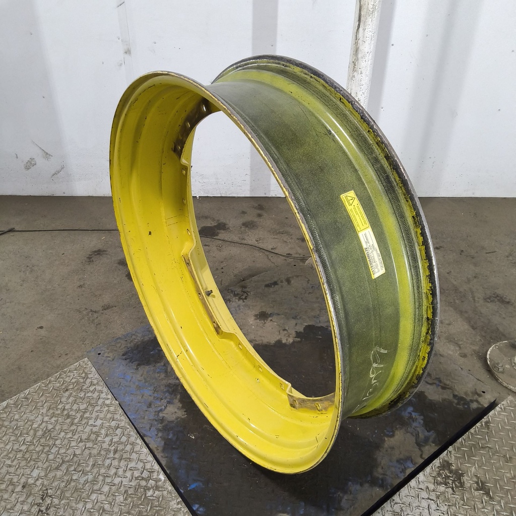 10"W x 38"D, John Deere Yellow 12-Hole Waffle Wheel (Groups of 3 bolts)
