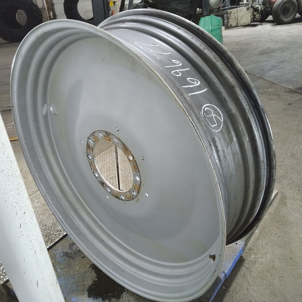 15"W x 50"D, Agco Corp Gray 10-Hole Formed Plate , 2.88" Offset