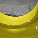 30"W x 42"D, John Deere Yellow 12-Hole Stub Disc , -0.75" Offset