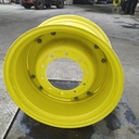 15"W x 28"D, John Deere Yellow 8-Hole Waffle Wheel (Groups of 2 Bolts)