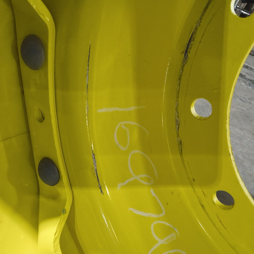 10-Hole Waffle Disc (Groups of 2 Bolts) Center for 28"-30" Rim, John Deere Yellow