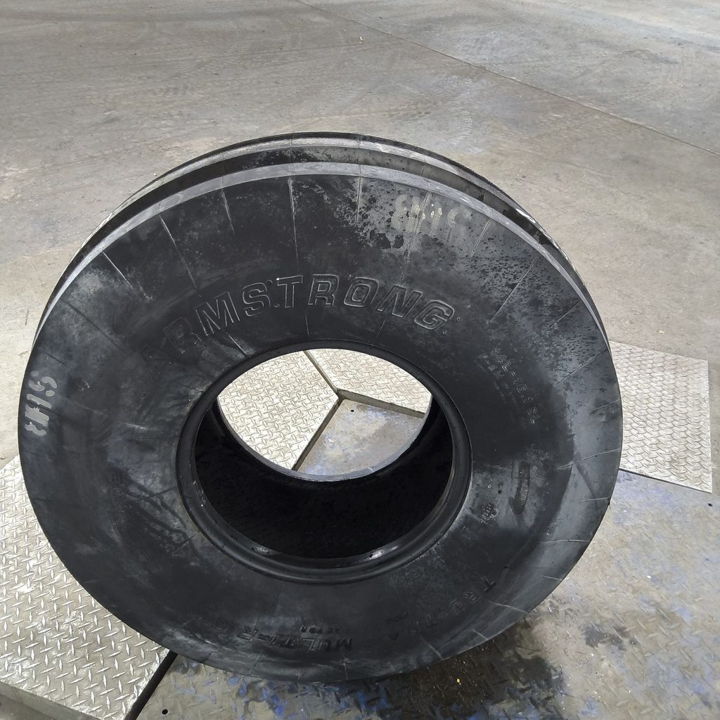 14L-16.1SL Armstrong Tru-Trac Multi-RIB F-2M E (10 Ply), 99%