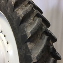320/90R54 Michelin AgriBib Row Crop R-1W on John Deere Yellow 10-Hole Waffle Wheel (Groups of 3 bolts) 85%