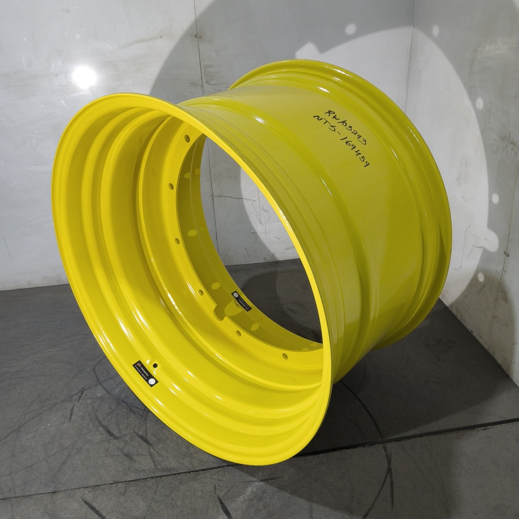 23"W x 38"D, John Deere Yellow 12-Hole Stub Disc , 2.88" Offset